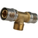 Тройник-переходник пресс STOUT с наружной резьбой 26х3/4х26 SFP-0008-263426
