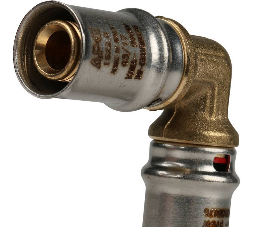 Угольник STOUT 90° 16х16 мм для металлопластиковых труб пресс SFP-0009-001616