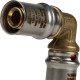 Угольник STOUT 90° 16х16 мм для металлопластиковых труб пресс SFP-0009-001616
