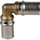 Угольник STOUT 90° 16х16 мм для металлопластиковых труб пресс SFP-0009-001616