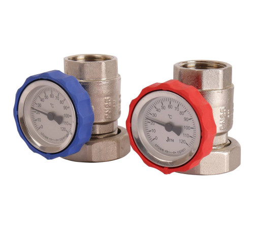 Насосная группа ROMMER RDG-0002 с термостатическим смесителем 20-40 °C 1 без насоса RDG-0002-002501