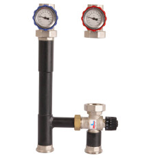 Насосная группа ROMMER RDG-0002 с термостатическим смесителем 35-60 °C 1 без насоса RDG-0002-002503