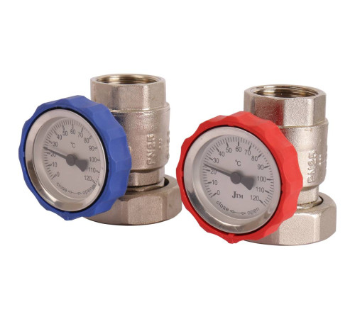 Насосная группа ROMMER RDG-0002 с термостатическим смесителем 35-60 °C 1 без насоса RDG-0002-002503