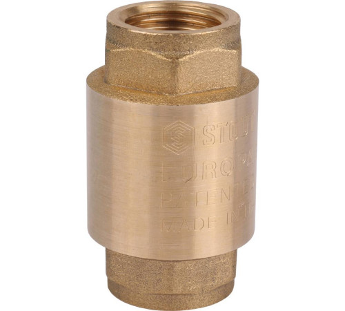 Клапан обратный пружинный STOUT 1/2 с металлическим седлом SVC-0011-000015