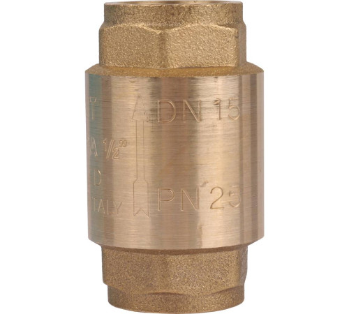 Клапан обратный пружинный STOUT 1/2 с металлическим седлом SVC-0011-000015