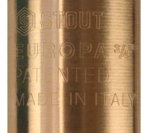 Клапан обратный пружинный муфтовый STOUT 3/4 с металлическим седлом SVC-0011-000020