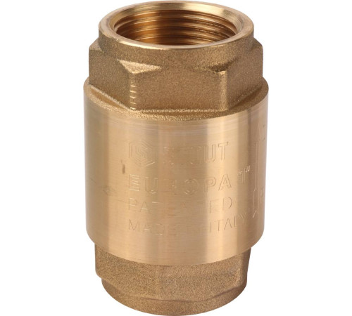 Клапан обратный пружинный муфтовый STOUT 1 с металлическим седлом SVC-0011-000025