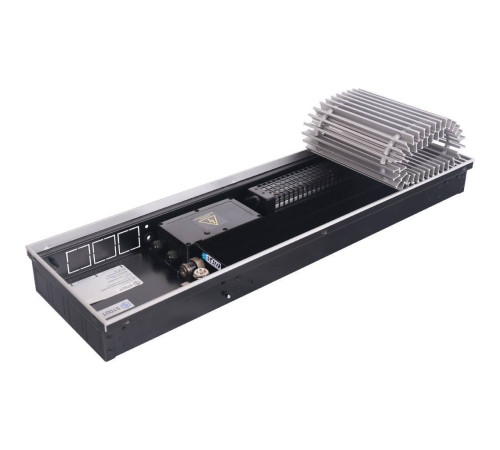 Конвектор внутрипольный STOUT SCQ 75х240х800 мм с роликовой решеткой SCQ-1100-0724080