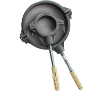 Хомут Sinikon ПП D 110 мм серый стандарт со шпилькой и дюбелем KPP.110.R.D