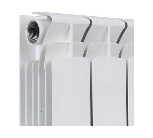 Радиатор биметаллический RIFAR Base 200 6 секций боковое подключение белый Base 200 6