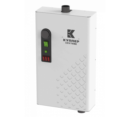 Котел отопительный твердотопливный Теплодар Куппер Спутник (2.0) - 9 белый АОК.88.000.00-01