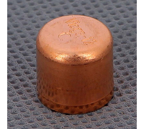 Заглушка медная Viega под пайку 12 мм 104450
