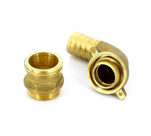 Штуцер для шланга Tiemme 1503 1/2 наружная резьба угловой разъемный 1500490