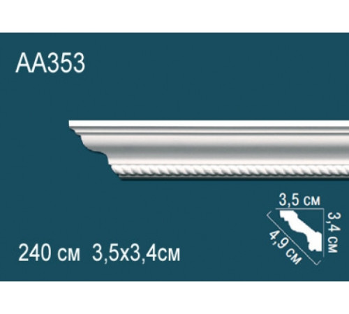 Карниз потолочный полиуретановый Perfect AA353