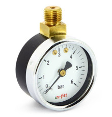 Манометр радиальный Uni-Fitt 6 бар 50 мм 1/4 верхнее подключение 302D2020