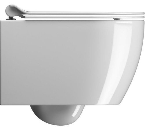 Унитаз подвесной GSI PURA 460x350 мм Swirlflush с крепежом белый глянцевый 8802FR211