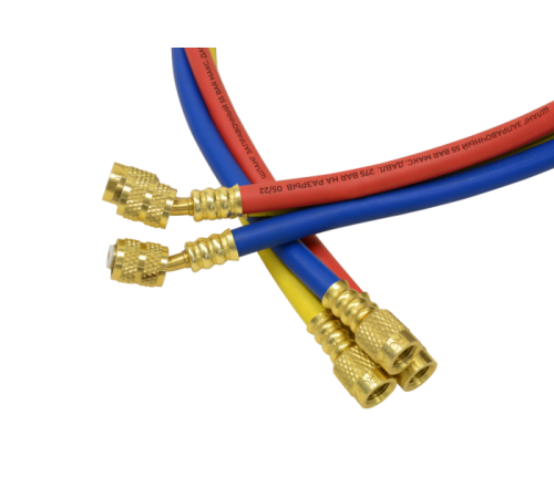 Шланги заправочные комплект 3 шт LAMPRECHT 200 см LT-3HS200