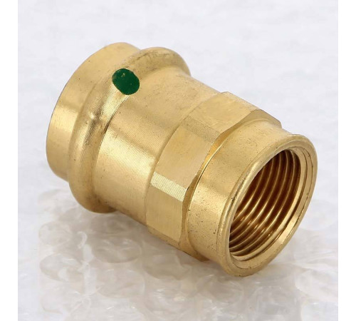 Муфта переходная пресс-В Viega Sanpress бронза 28х1 1/4 298104