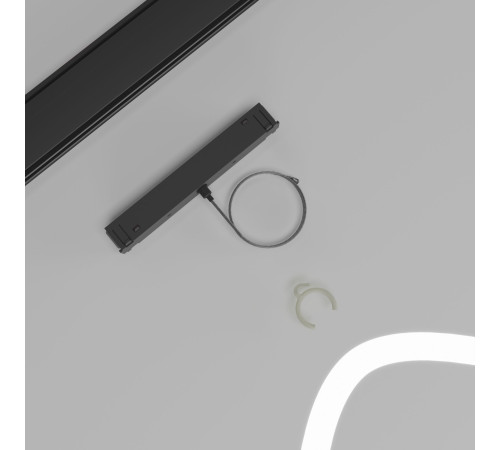 Slim Magnetic Коннектор для шинопровода черный Full light 85102/00 85102/00
