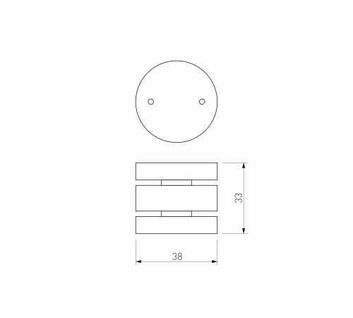 Slim Magnetic Коннектор круглый шарнирный для накладного шинопровода (чёрный) 85010/00 85010/00