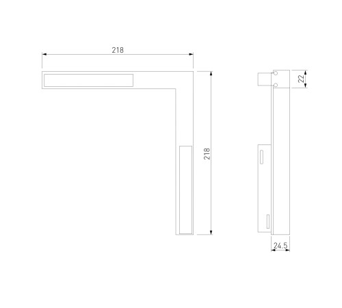 Slim Magnetic L03 Трековый светильник 24W 4200K Link черный 85029/01 85029/01