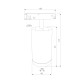 Slim Magnetic R07 Трековый светильник 8W 4200K Porte черный 85507/01 85507/01