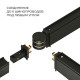 Slim Magnetic Соединитель для круглого шарнирного коннектора (чёрный) 85011/00 85011/00