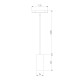 Slim Magnetic Трековый светильник 15W 4200K Amend чёрный 85520/01 85520/01