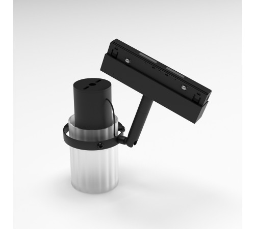 Slim Magnetic Трековый светильник со стеклянным плафоном 10W 4000K черный 85532/01
