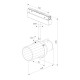 Slim Magnetic Трековый светильник со стеклянным плафоном 10W 4000K черный 85532/01