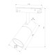 Slim Magnetic Умный трековый светильник 20W 2700-6500K Dim R03 (черный) 85197/01
