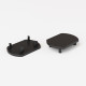Slim Magnetic Заглушка для шинопровода Round (черный) (2шт) 85134/00 85134/00