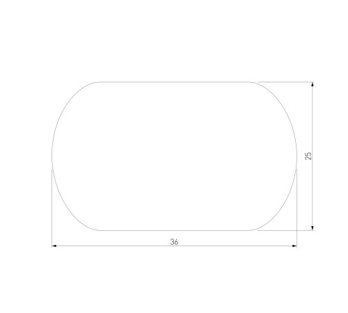 Slim Magnetic Заглушка для шинопровода Round (черный) (2шт) 85134/00 85134/00