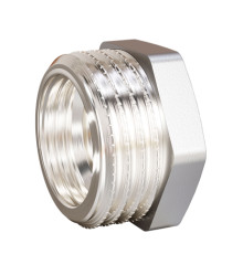 Футорка латунная LD Pride 1 1/2x1 1/4 НВ никелированная 1767088