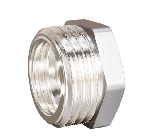 Футорка латунная LD Pride 1 1/2x1 1/4 НВ никелированная 1767088