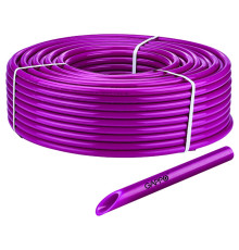 Труба из сшитого полиэтилена Gappo PE-RT II EVOH 20х2.8 мм фиолетовая G1379