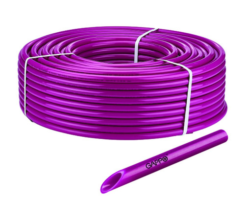 Труба из сшитого полиэтилена Gappo PE-RT II EVOH 20х2.8 мм фиолетовая G1379