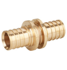Муфта аксиальная Gappo соединительная равнопроходная бронзовая 25 мм НС-1441348