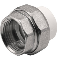 Муфта комбинированная разъемная THERMOLIGHT PP-R ВР 20х3/4 белая НС-1620518