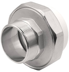 Муфта комбинированная разъемная PP-R Thermolight 63x2 НР белая НС-1620539