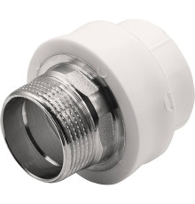 Муфта комбинированная THERMOLIGHT PP-R НР 40х1 1/4 под ключ белая НС-1620513