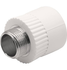 Муфта комбинированная THERMOLIGHT PP-R НР 32х3/4 белая НС-1620512