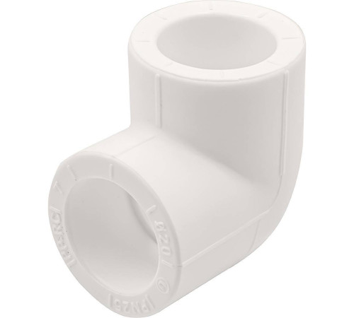 Угольник 90° PP-R THERMOLIGHT 20 мм белый НС-1620658