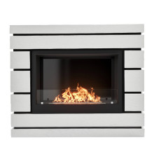 Каминокомплект Firelight Moderno 25 шпон белый дуб с биокамином BFP/P-2520 1660818