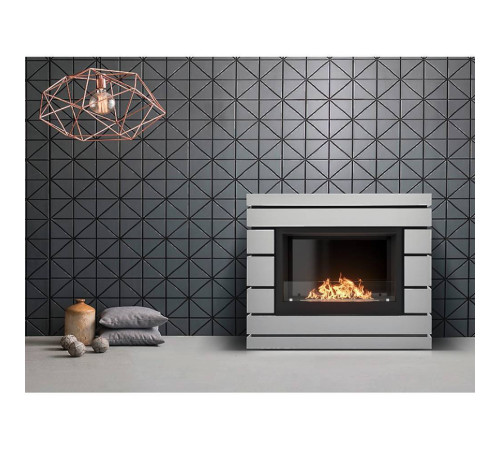 Каминокомплект Firelight Moderno 25 шпон белый дуб с биокамином BFP/P-2520 1660818