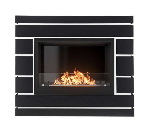 Каминокомплект Firelight Moderno 25 шпон черный дуб с биокамином BFP/P-2520 1660819