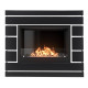 Каминокомплект Firelight Moderno 25 шпон черный дуб с биокамином BFP/P-2520 1660819