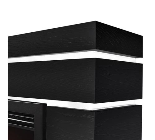 Каминокомплект Firelight Moderno 25 шпон черный дуб с биокамином BFP/P-2520 1660819