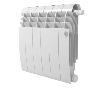 Биметаллический радиатор Royal Thermo BiLiner 350 Bianco Traffico VR 6 секций нижнее подключение 1506290