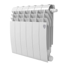 Биметаллический радиатор Royal Thermo BiLiner 350 Bianco Traffico VR 6 секций нижнее подключение 1506290